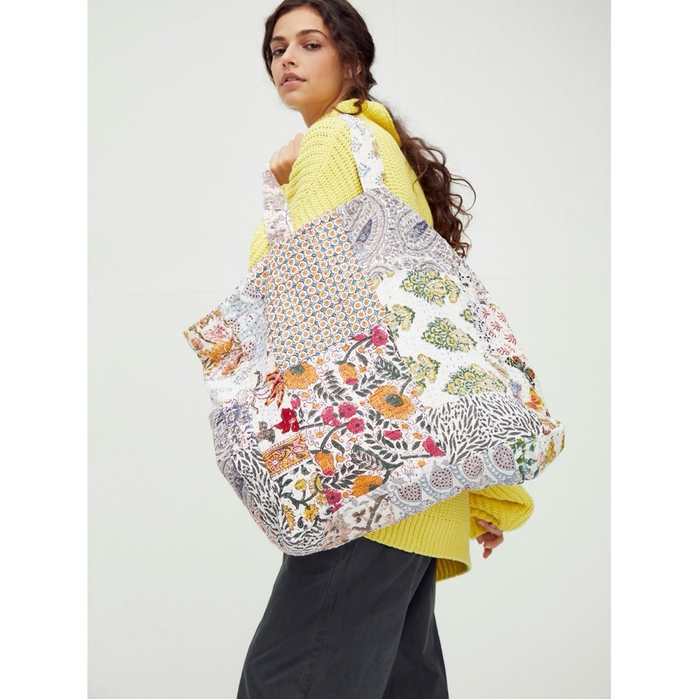 Free People Kantha Oversized Tote